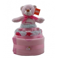 Nappy Cake Pink Bear